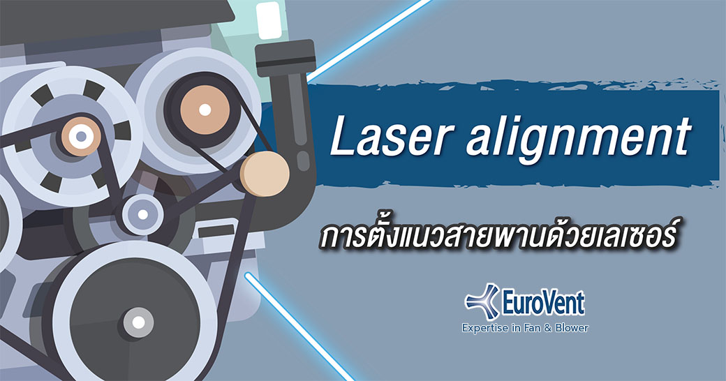 การตั้ง Laser alignment สายพาน        